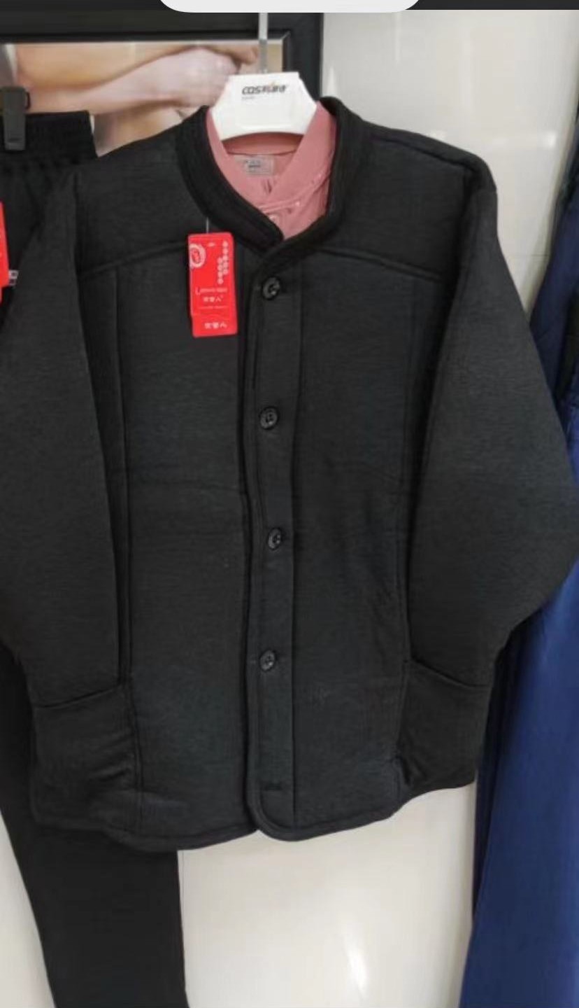 蒙雪人加厚冬季开衫保暖舒适透气