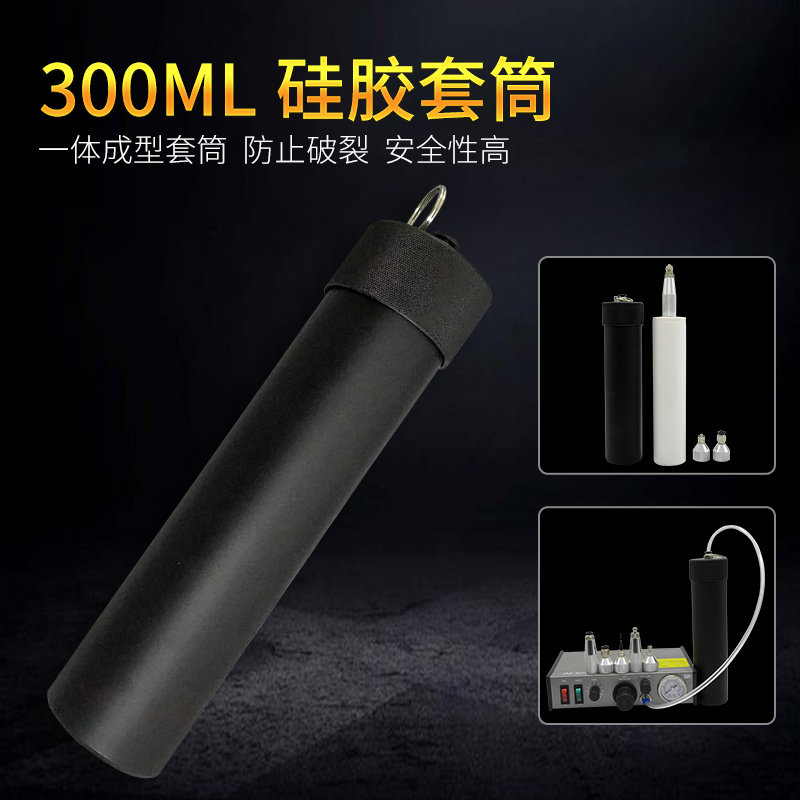 铝合金气动硅胶桶点胶机打胶筒
