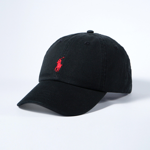 成人儿童小马刺绣软顶棒球帽子男女百搭遮阳帽四季弯檐拉夫鸭舌帽