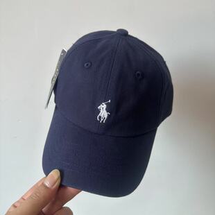 成人儿童小马刺绣软顶棒球帽子男女百搭遮阳帽四季弯檐拉夫鸭舌帽