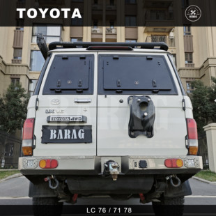 barag伯徠 78改裝 尾門鷗翼窗儲物箱一對 Toyota豐田7系lc71