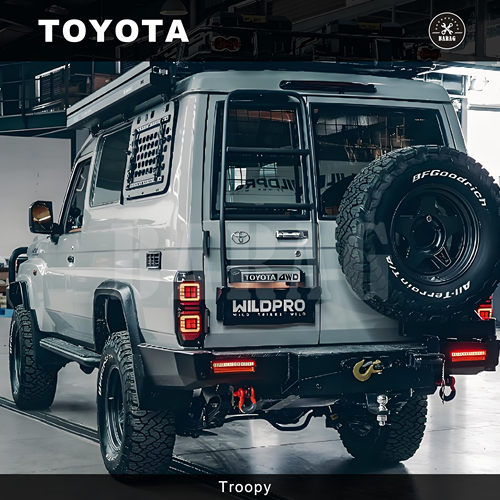 barag伯徕 toyota丰田lc78改装troopy鸥翼窗7系狩猎窗推拉窗改装