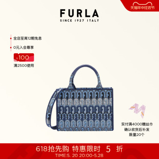 女士迷你织物手提托特包 FURLA芙拉OPPORTUNITY时尚 抢先购