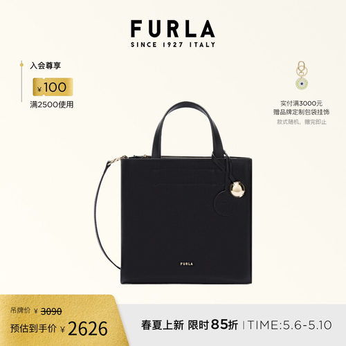 FURLADIVIDE小号女士手提托特包
