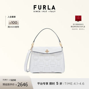 FURLA芙拉DANAE牛皮小号女士百搭休闲手提包斜挎包 礼物
