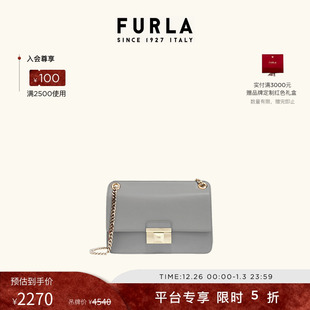FURLA芙拉VENERE牛皮小号女士简约时尚 单肩斜挎包链条包高级感