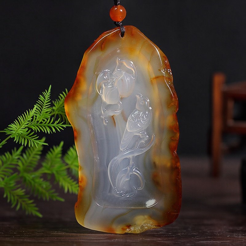 天然原矿带皮玛瑙挂件手把件花鸟项坠毛衣链大款挂坠玉石项坠男女,珠宝/钻石/翡翠,手饰,淘宝优惠券,粉丝福利购,淘宝优惠卷