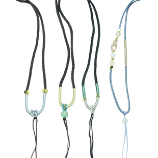 百搭手工编织项链绳玉佩吊坠挂绳挂件绳粗细挂绳小众精致吊坠绳