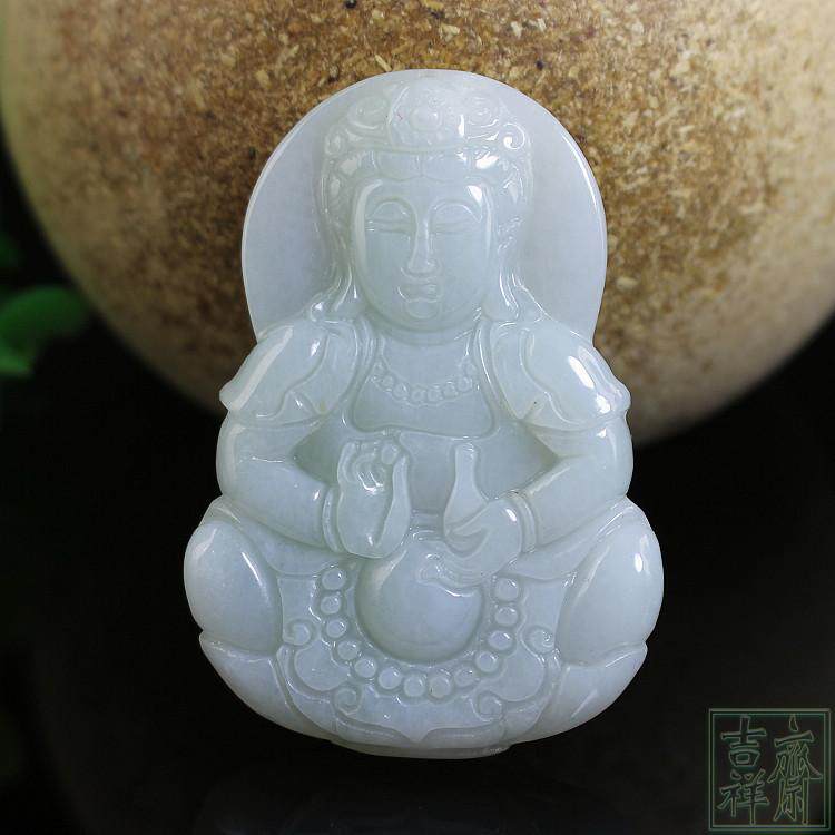 天然缅甸翡翠a货挂坠男款项坠