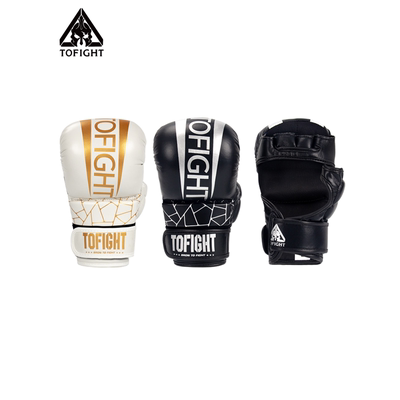 男女TOFIGHT散打训练手套新品搏击训练MMA小孩格斗拳套套装半指