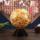 金箔球水晶球吉祥物摆件招聚玄关客厅店铺装 饰工艺品开业礼品