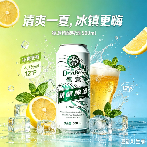 德意精酿啤酒4.7度德式小麦精酿