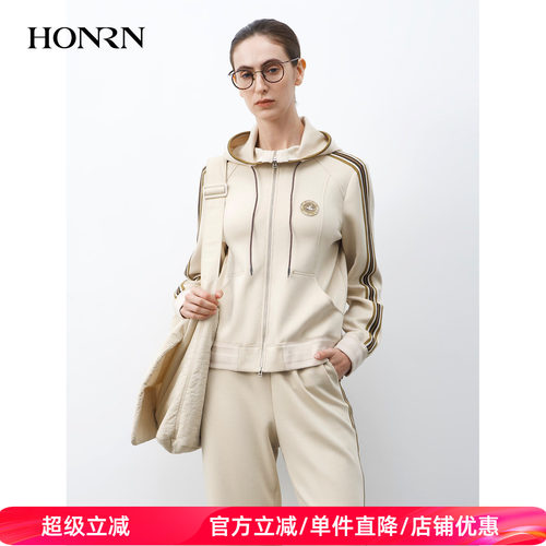 HONRN/红人连帽休闲宽松女卫衣