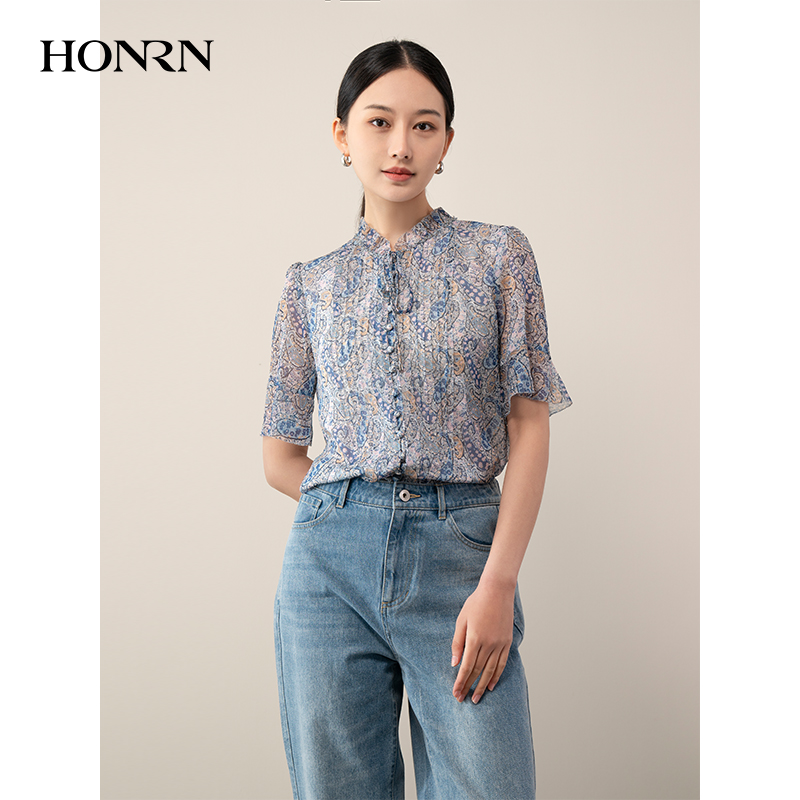 HONRN/红人短袖衬衫上衣