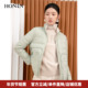 HONRN HI55YR407 冬季 红人休闲轻薄短款 立领白鹅绒羽绒服外套女款