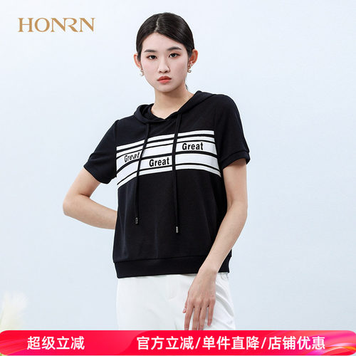 HONRN/红人连帽针织衫上衣