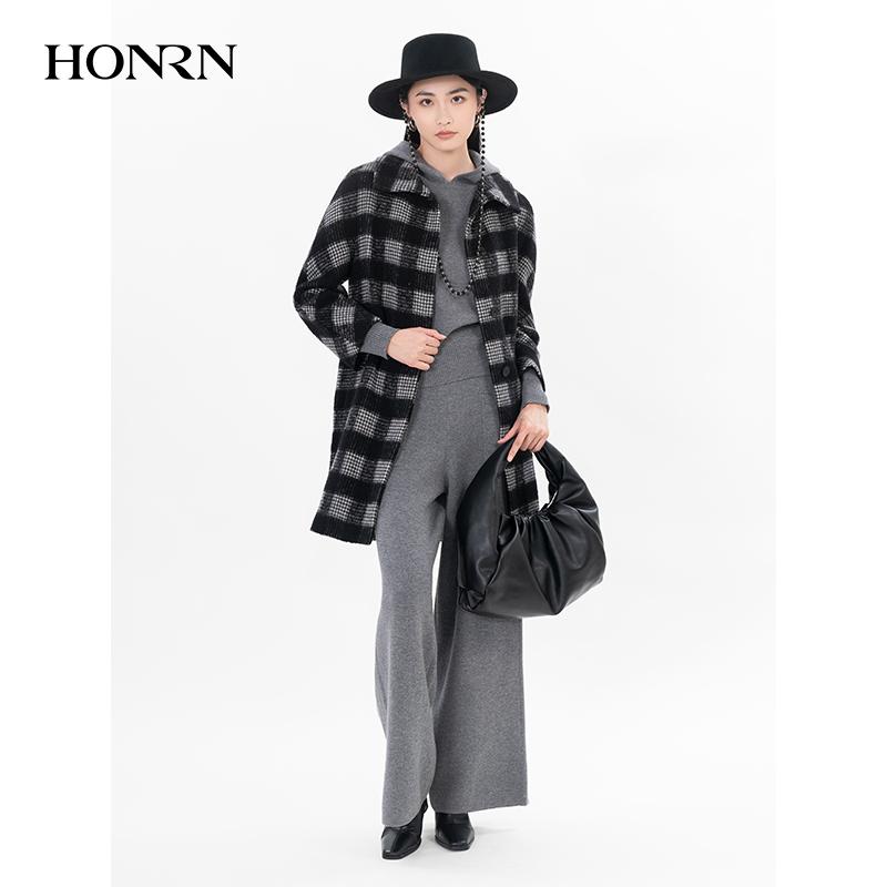 HONRN/红人中长款大衣外套
