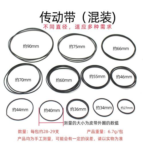 混装传动带 电机小皮带轮橡胶皮带 diy模型教具配件 小发明材N55