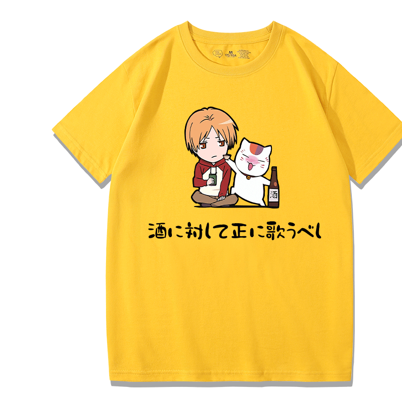 棠柚短袖潮牌夏目友人帐