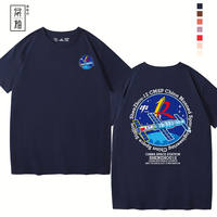 The men's summer T-shirt related to Shenzhou-12 is a super popular pure cotton short-sleeved shirt for cnsa astronauts in China's space program thumbnail 8