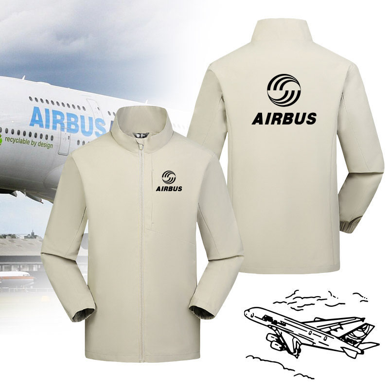 可定制空中客车空客服装航空航天飞机AIRBUS飞行员冲锋衣夹克外套