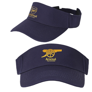 阿森纳Arsenal枪手足球印花运动遮阳帽户外训练空顶防晒训练帽子