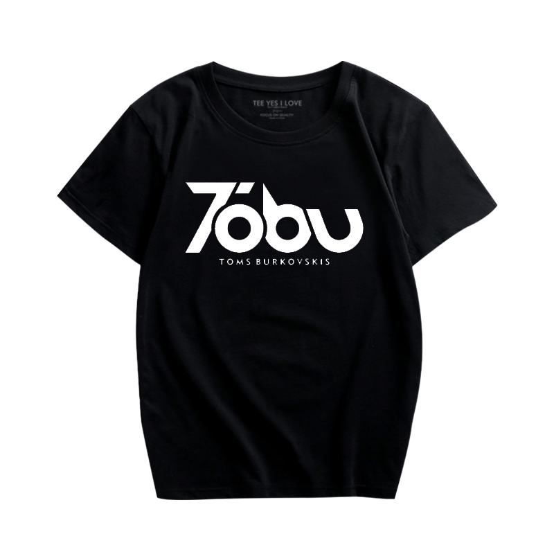 Tobu摇滚DJ电音T恤 7obu短袖专辑衣服 男宽松纯棉圆领音乐潮衣服