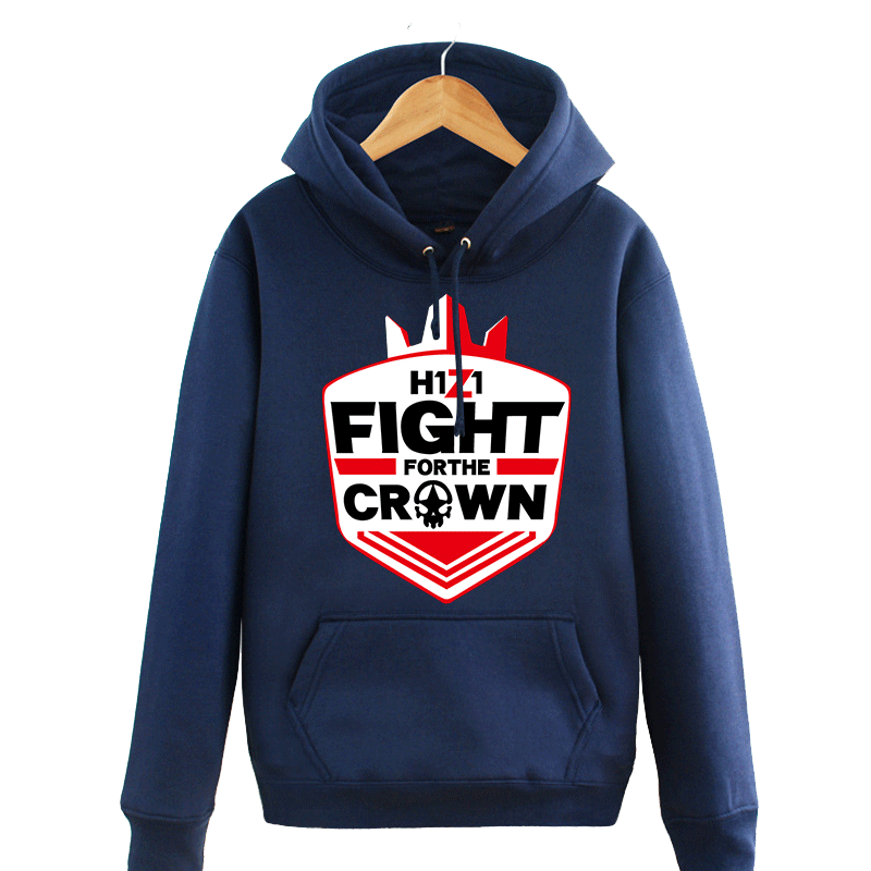 h1z1大逃杀twin双子星steam游戏周边加绒卫衣连帽男学生宽松衣服