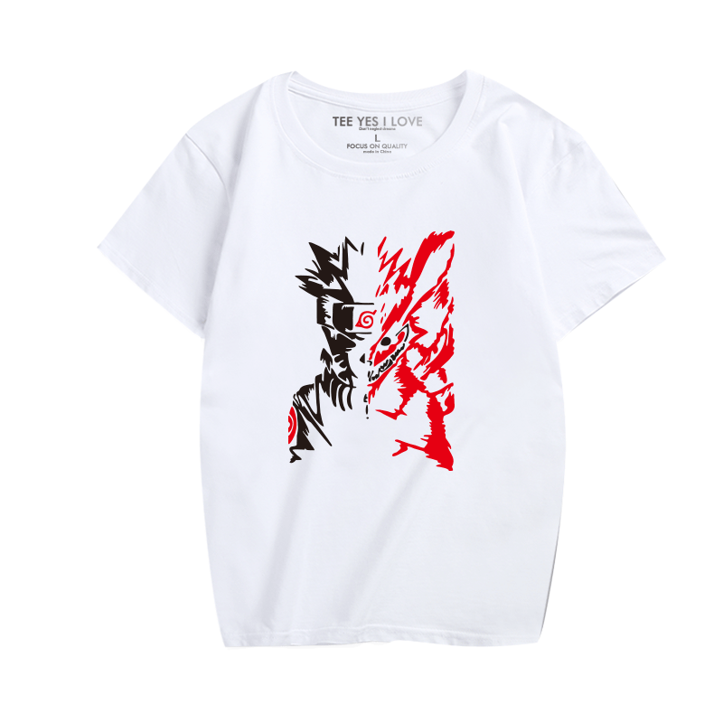 动漫火影周边卫衣名人佐助卡卡西男学生休闲短袖夜光男女t恤衫
