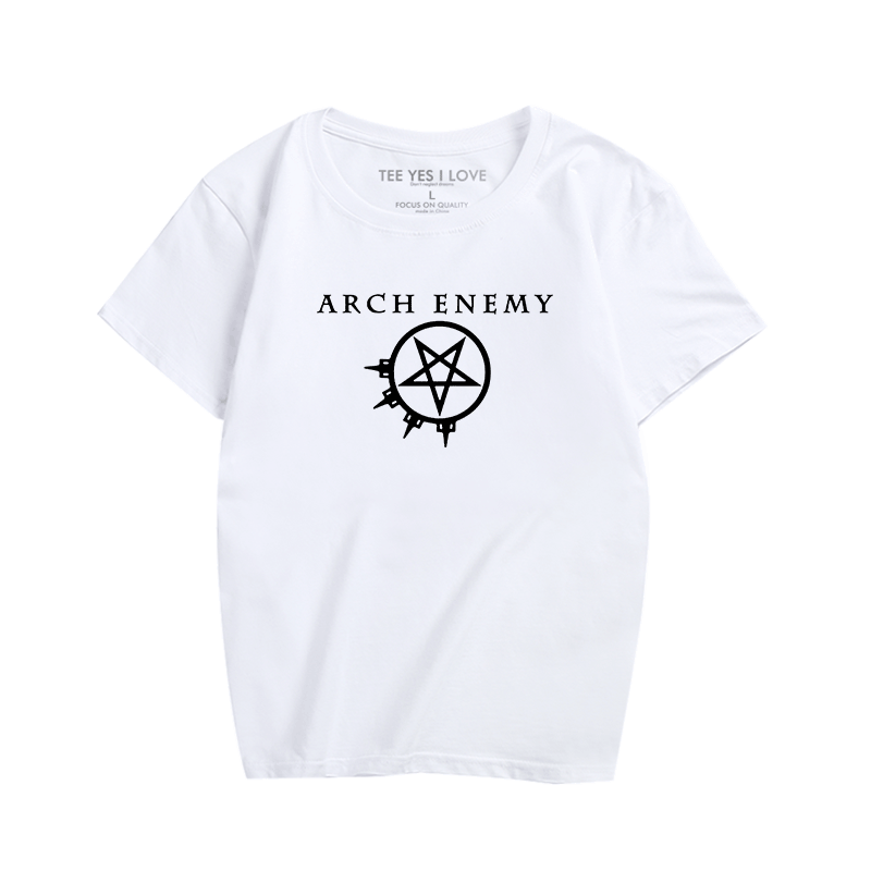 纯棉圆领短袖T恤衫摇滚 Arch Enemy大敌乐队音乐休闲男女电音T恤