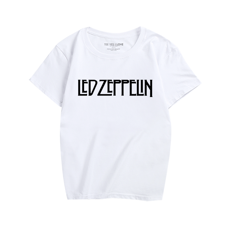 朋克摇滚乐队led zeppelin短袖齐柏林飞艇乐队t恤男女音乐纯棉t恤