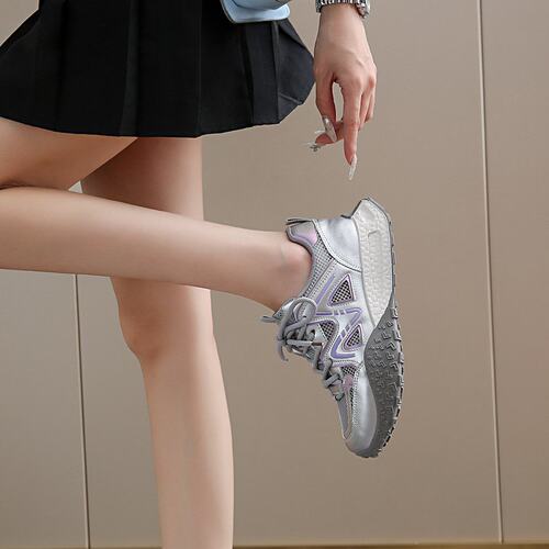 网红老爹女鞋女韩版ins潮2026新款小白鞋学生休闲运动鞋女SS76