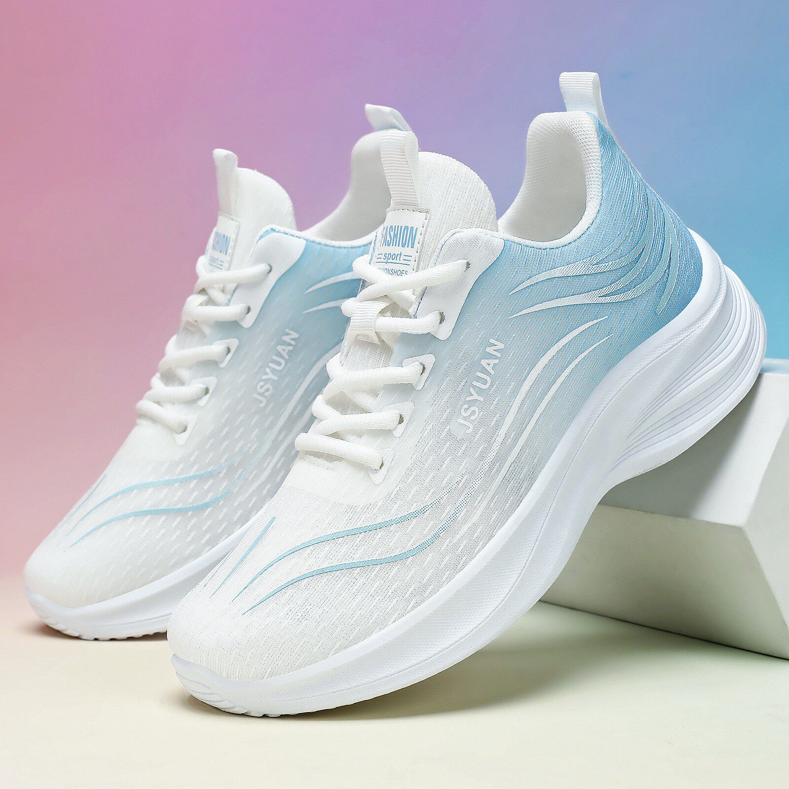 2026春夏季运动鞋女网纱面透气网鞋时尚百搭休闲跑步鞋软底跳舞鞋