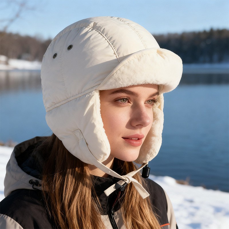 秋冬季防寒雷锋帽子防风保暖帽韩棉帽滑雪护耳雷锋帽冬季帽子ZJ47