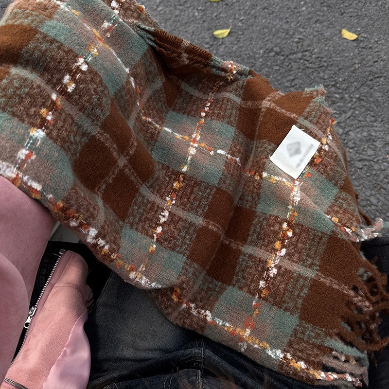 chic风韩系围巾女冬天爆款仿羊绒保暖针织毛线围脖SD03