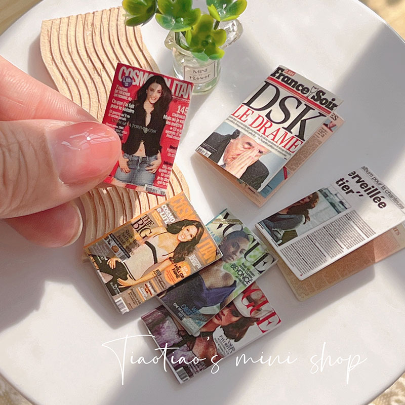 微缩书食场景模型娃屋配件仿真