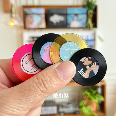 糖小条娃用迷你唱片模型