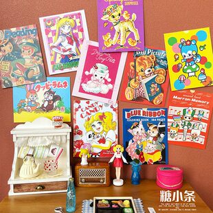 糖小条6分昭和系列娃用海报模型迷你微缩12分blythe场景道具ob11