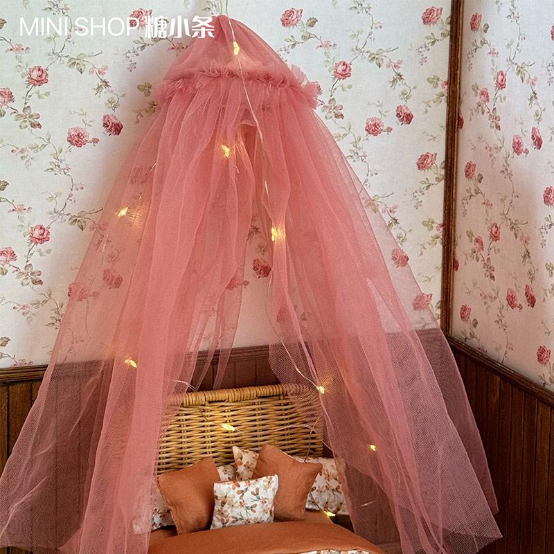 12分娃用床幔糖小条迷你微缩模型