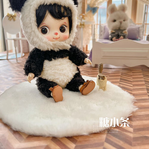 ob11小布分娃用配件客厅地毯