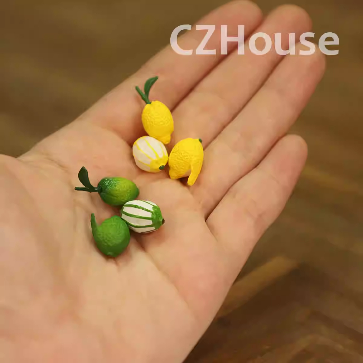 糖小条迷你青柠檬微缩模型食玩水果陈郎娃用blythe场景道具