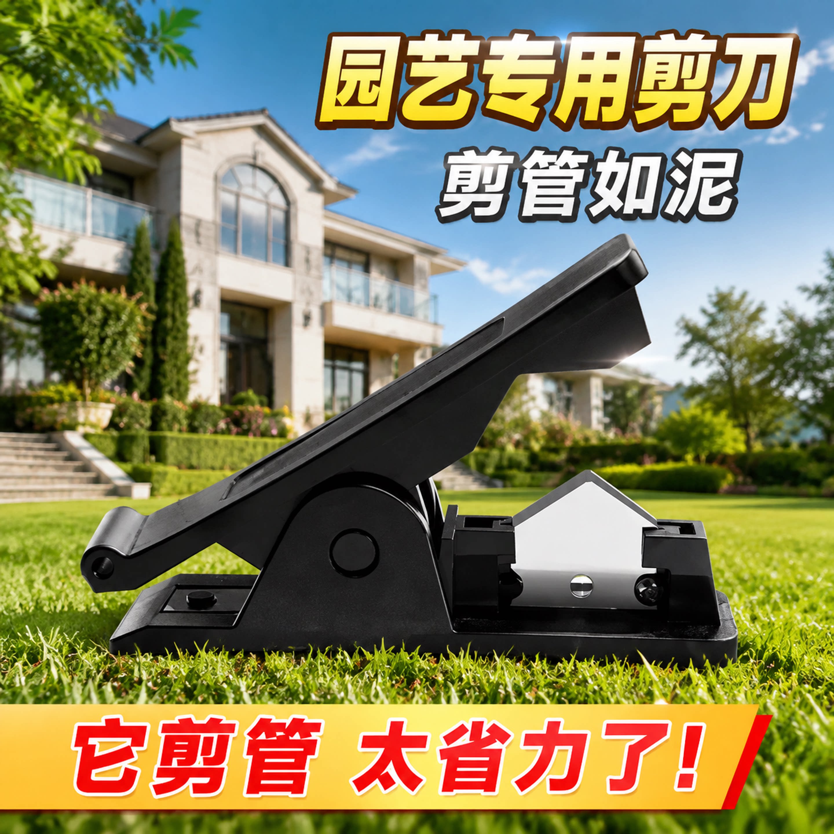 园艺专用剪刀 切管刀PE管切刀pe管软硬适用管线剪刀纯水机剪管器