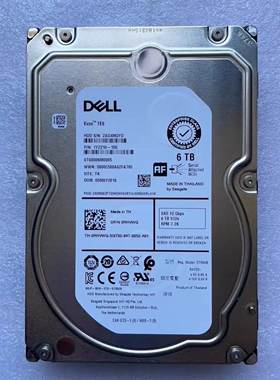 Dell/戴尔 6TB SAS ST6000NM0095 0RHVWG 7.2K 256M 服务器硬盘