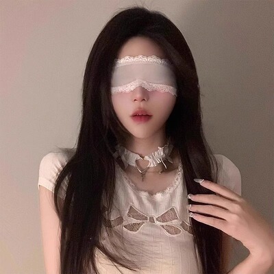 蒙眼丝带蒙面眼罩红丝带布条缎带蕾丝带夜店丝绸双面绑手酒吧遮光