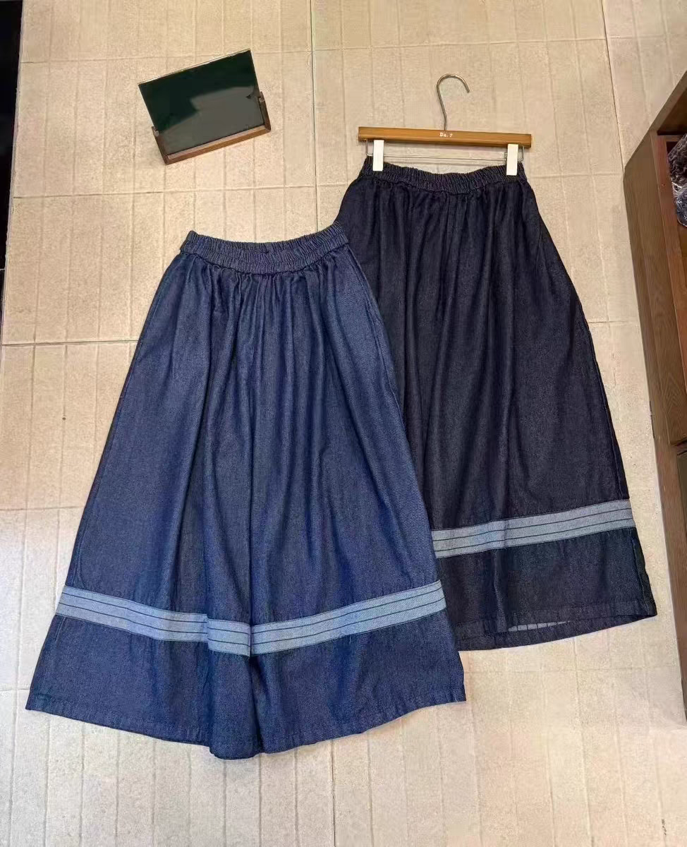 26早春上新日系简约松紧腰阔腿裤超柔慵懒牛仔裤,女装/女士精品,休闲裤,淘宝优惠券,粉丝福利购,淘宝优惠卷