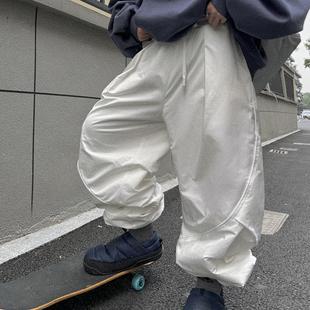 白色棉裤 轻盈速干防风面料宽松弯刀大版 厚绒滑雪卫裤 Aurocean