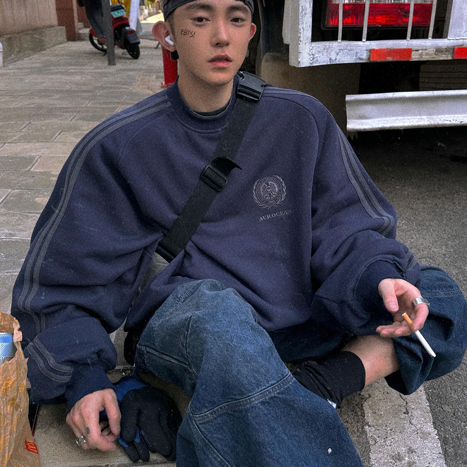 Aurocean球服刺绣卫衣