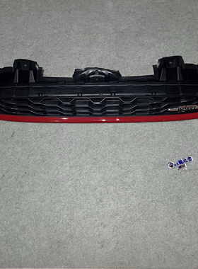 宝马迷你F56F57原厂正品红色前杠中网格删