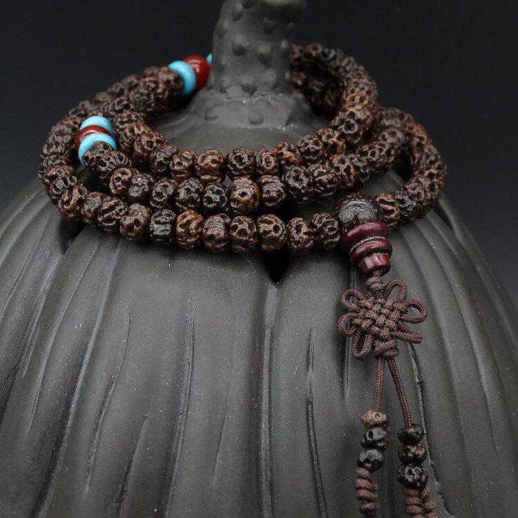 女款天然精品小如意菩提手串 108颗天意菩提子佛珠手链 文玩饰品