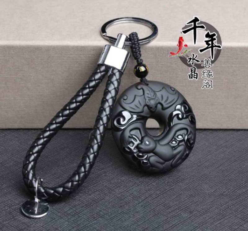 属猴人开运聚财平安钥匙扣吊坠